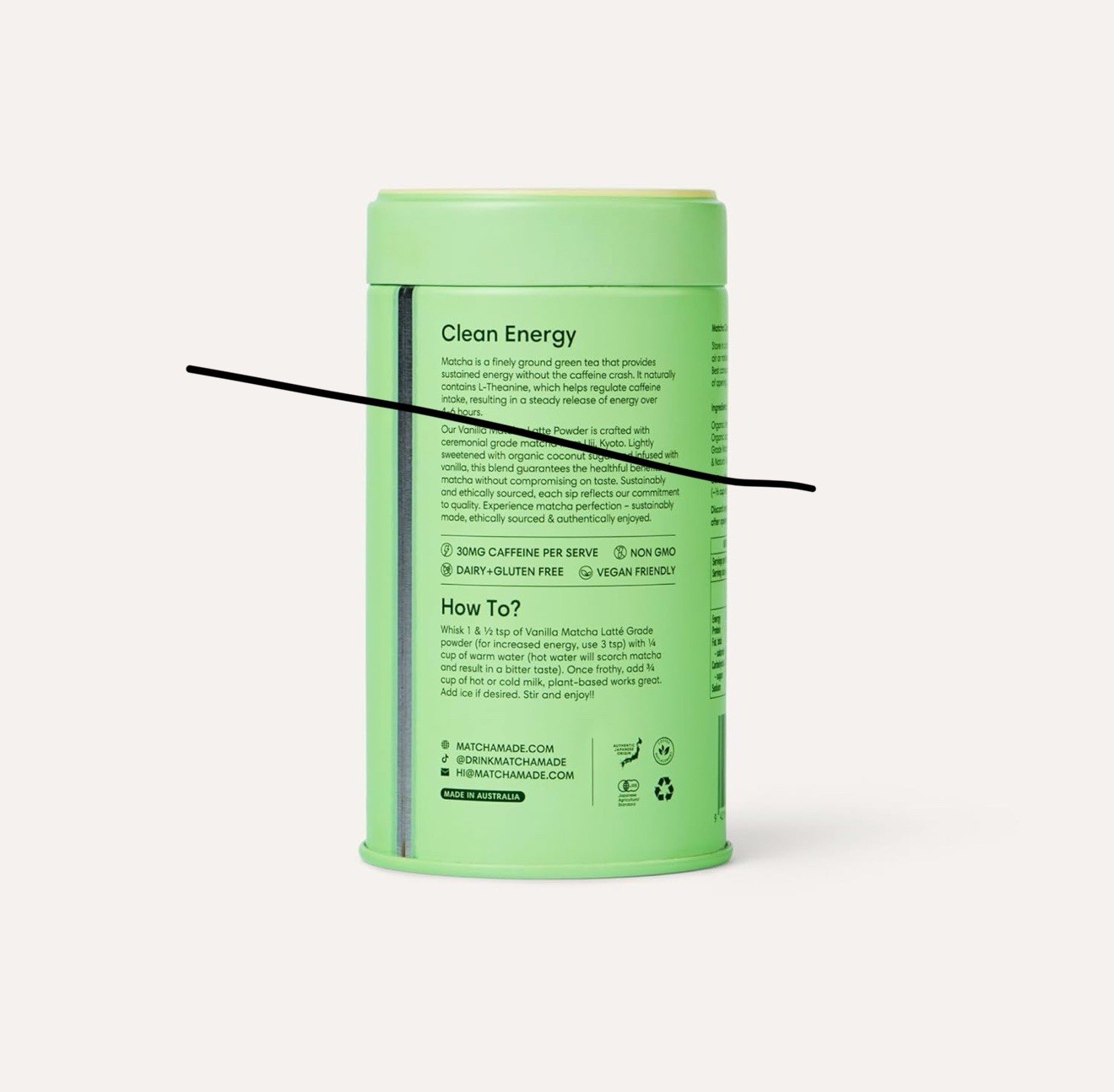 Matcha Made Matcha Latte Vanilla Blend 8.46oz 9/17/2026