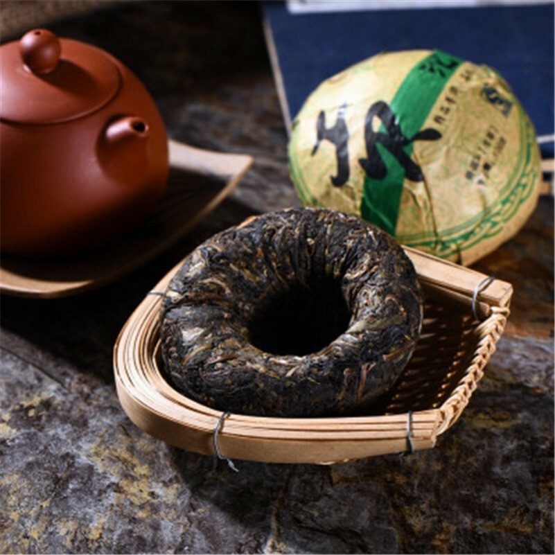 Yunnan Old Pu-erh Tea Tree Puer Tea 100g Shen Pu’er Tea Cake cha Puerh Tea Cakes