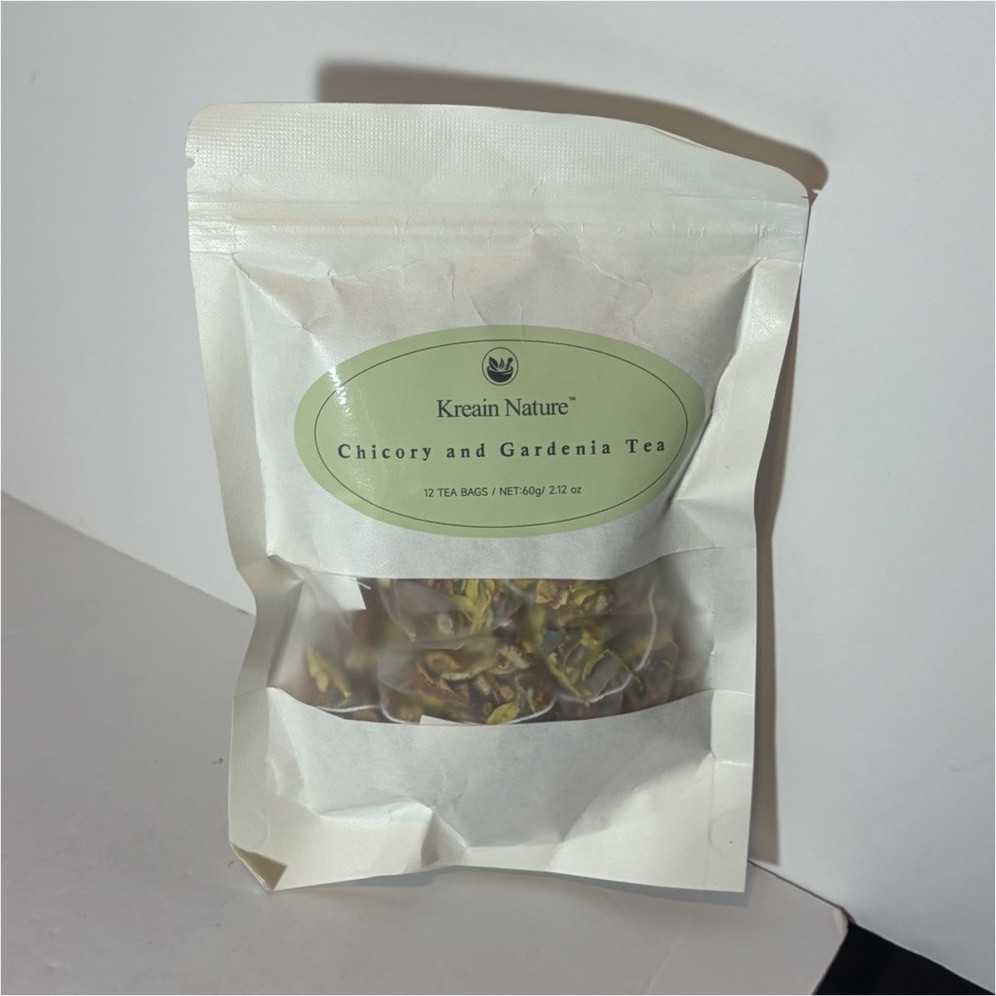 Kreain Nature Chicory & Gardenia Herbal Tea & Infusion Tisane Bags 12 Ct 60 g