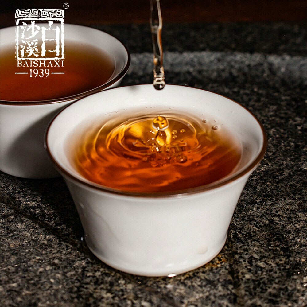 Natural Anhua Dark Tea Brick Herbal Energy Tea 400g
