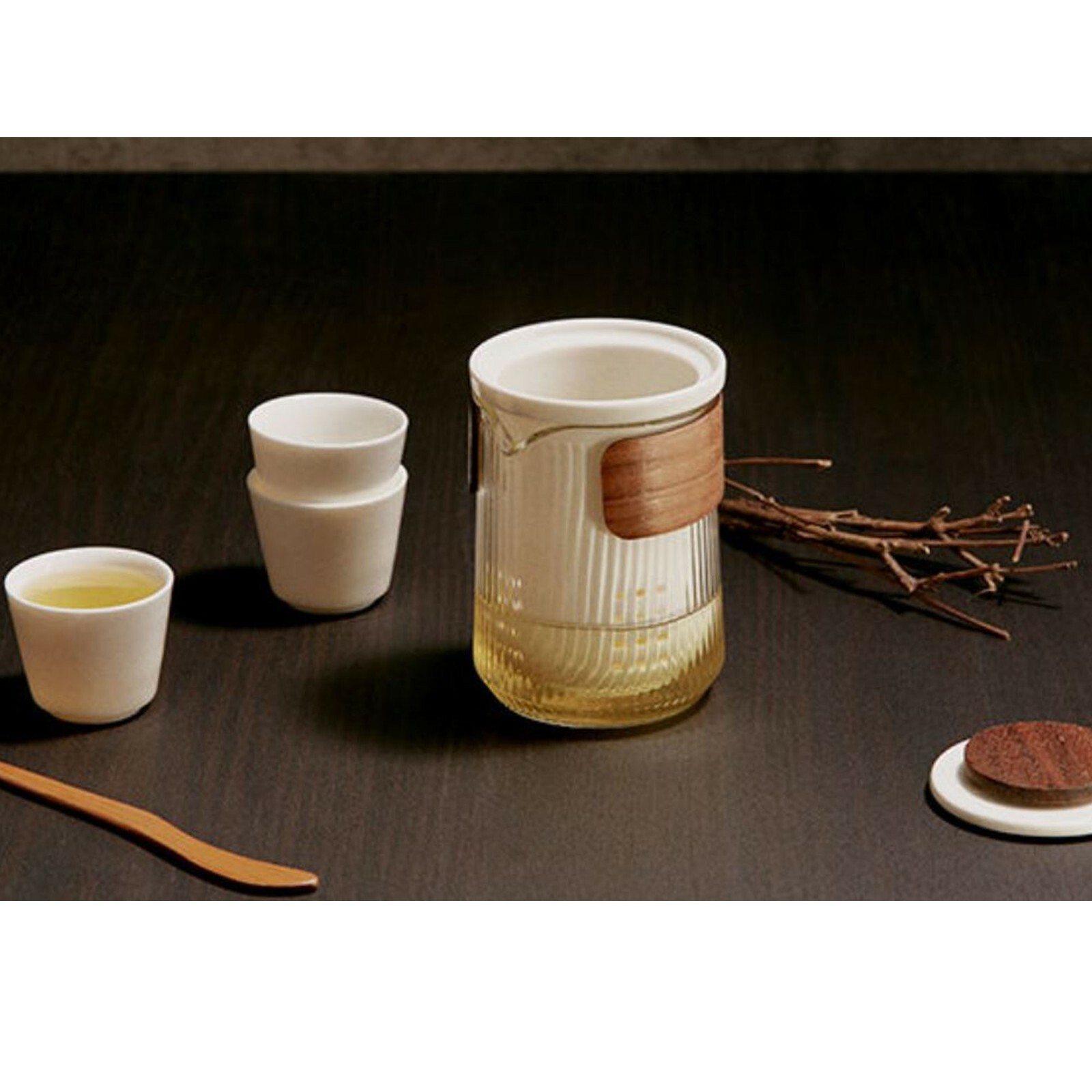 OSULLOC Jeju Island Sejak 40g And Tea House Portable Tea Cup Set