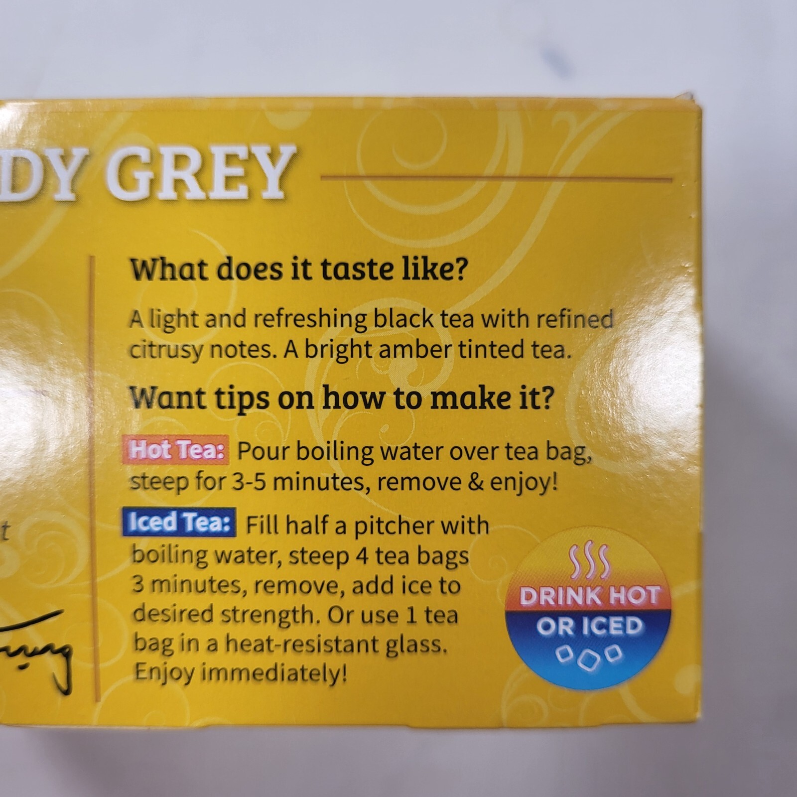 (5) Twinings Lady Grey Flavored Black Tea 20ct Hot or Iced Orange Lemon BB 8/26