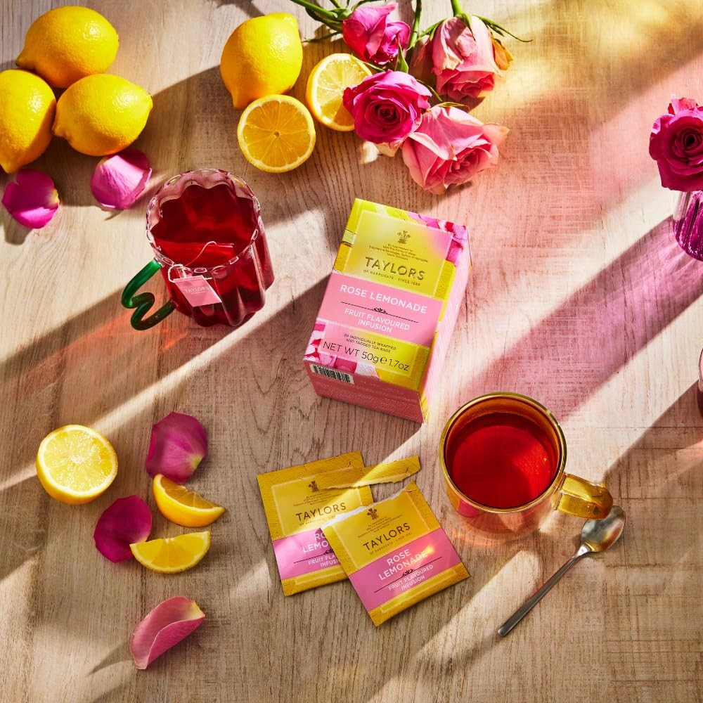 Taylors of Harrogate Rose Lemonade Infusion Individually 20 Count (Pack 1)