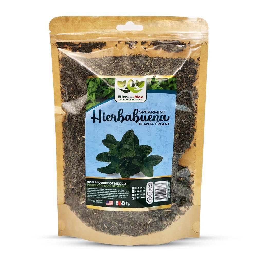 Spearmint Herbal Tea 4 oz.-113g Hierbabuena Te, Natural Mexican Herb