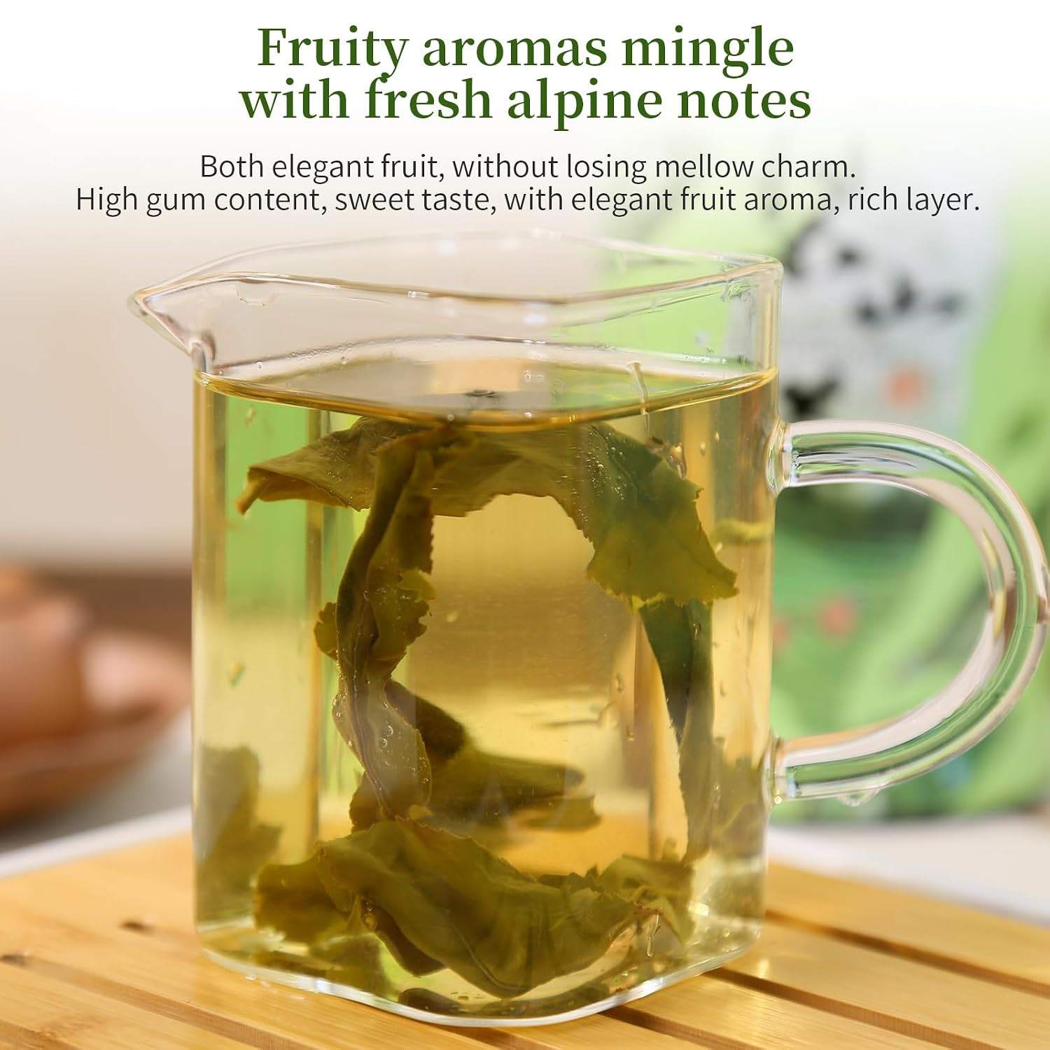 Lishan Oolong Tea Taiwan High Mountain Oolong Tea Loose Leaf Taiwan Lishan Tea T