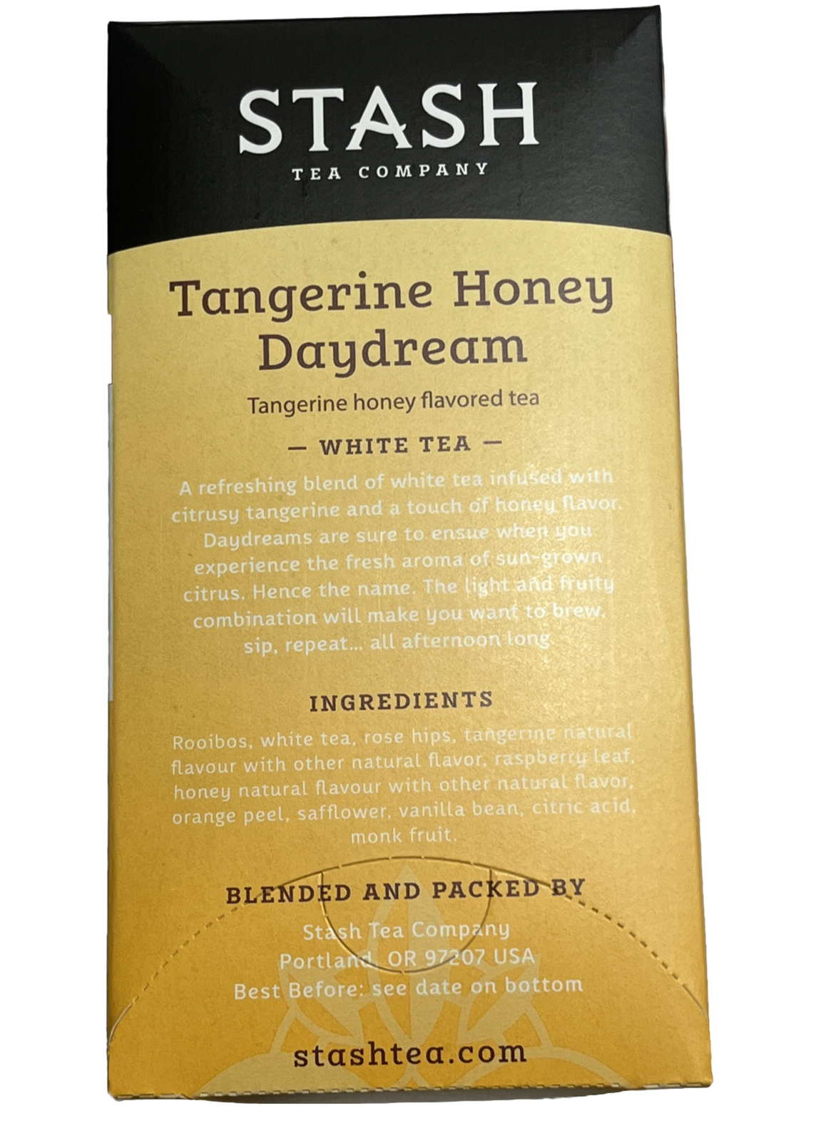 Stash Tea Tangerine Honey Daydream White Tea – Two Boxs! BBD 3/2026