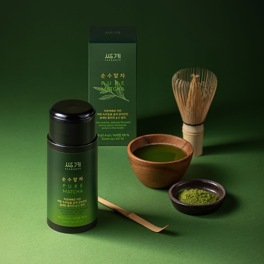 Ssanggye Tea Korean Green Tea Powder 40g Premium Matcha Style Famous