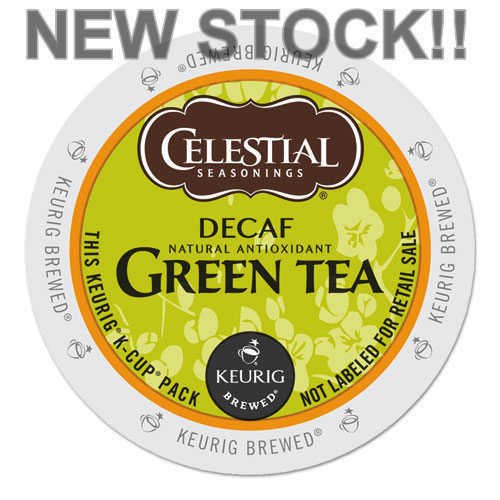 Celestial Seasonings Decaf Green Tea 24 to 144 Keurig K cups Pick Your Own Size