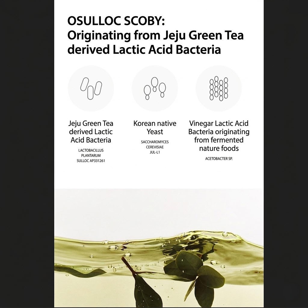 Osulloc Kombucha Apple Pine Korean Tea Healthy Diet Drink 5g x 10 Sticks