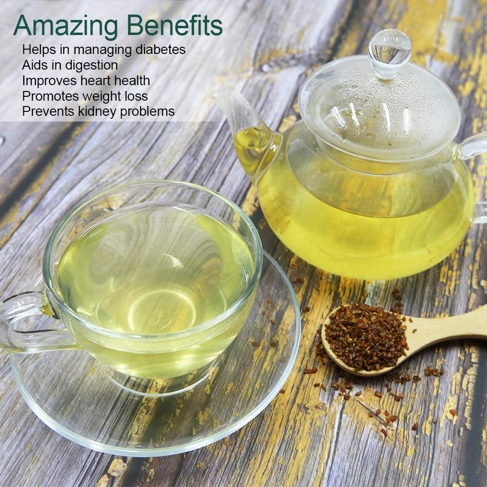 – Himalayan Tartary Buckwheat Tea – Roasted Black Buckwheat – Loose Leaf Herbal
