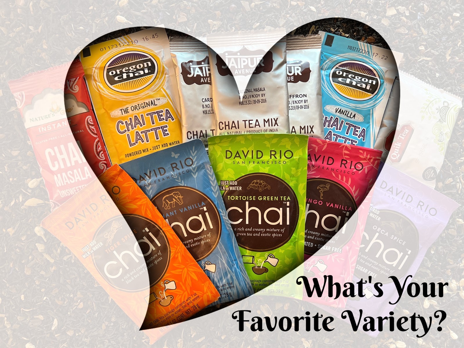 Chai Latte Tea Bag Sampler Variety Pack – 12 Single-Serve Varieties – 4 Brands