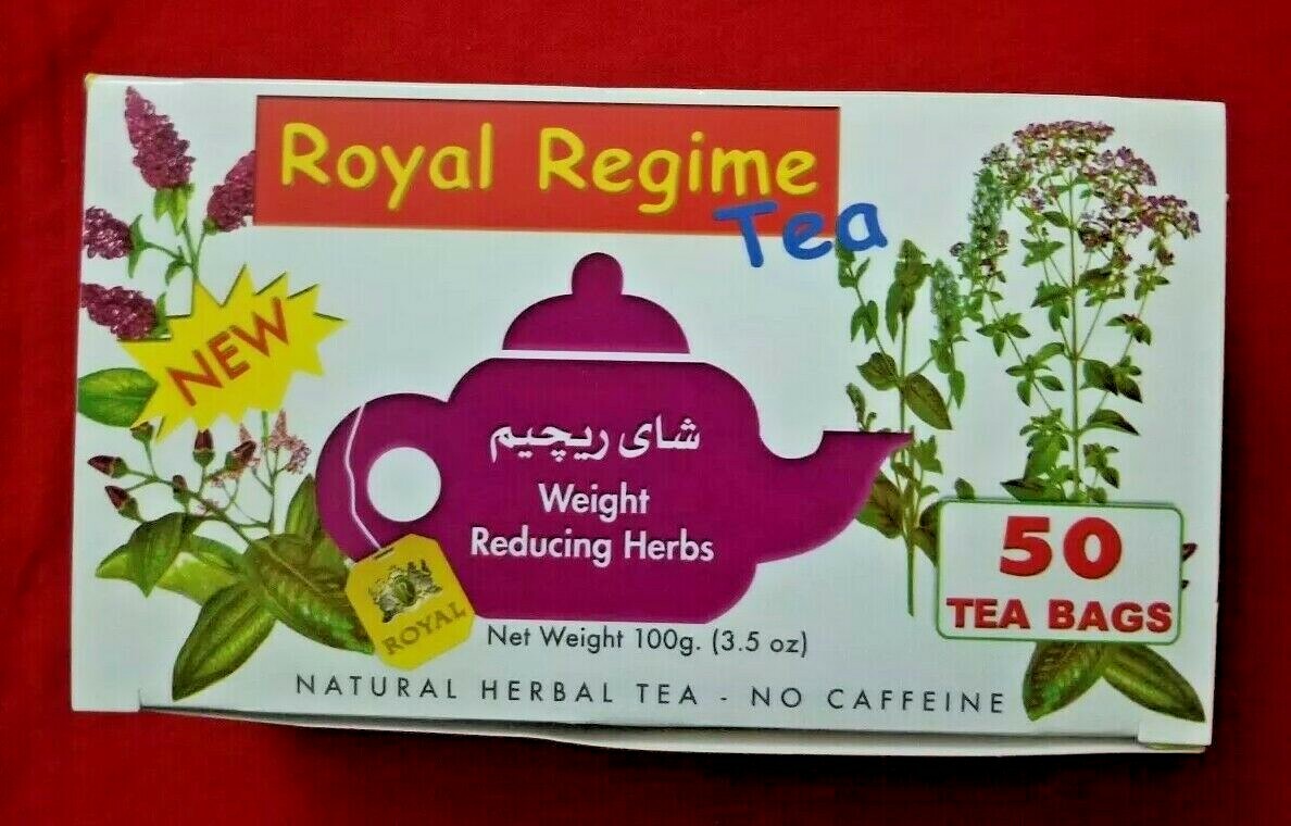 EXP 9/2027* 2 box (100 bags)Royal Regime Weight Loss Diet Slimming Tea Bags🇺🇸