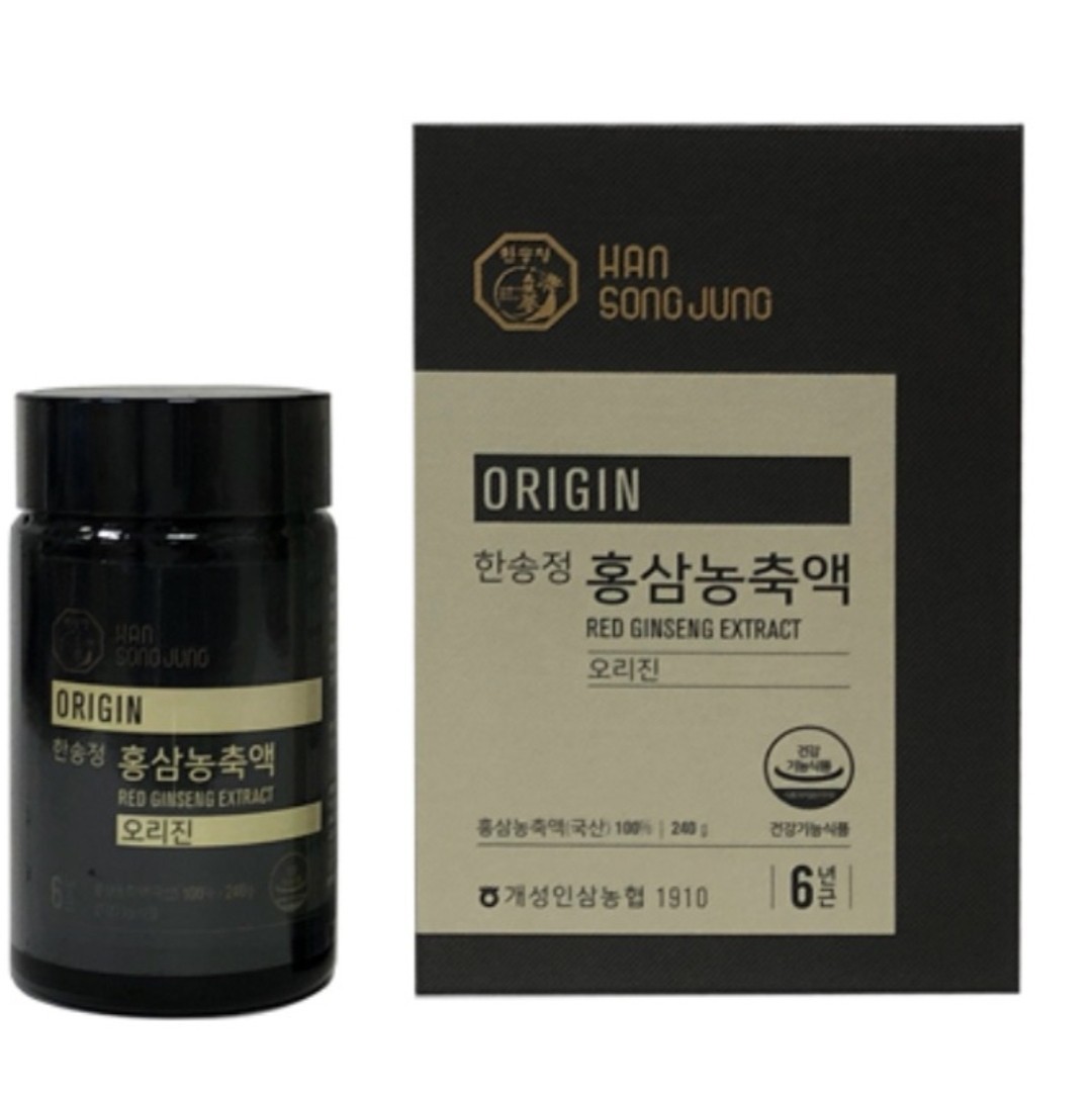 [Gae Sung Ginseng Nonghyup] Korean 6 Years Red Ginseng Extract Origin 240g