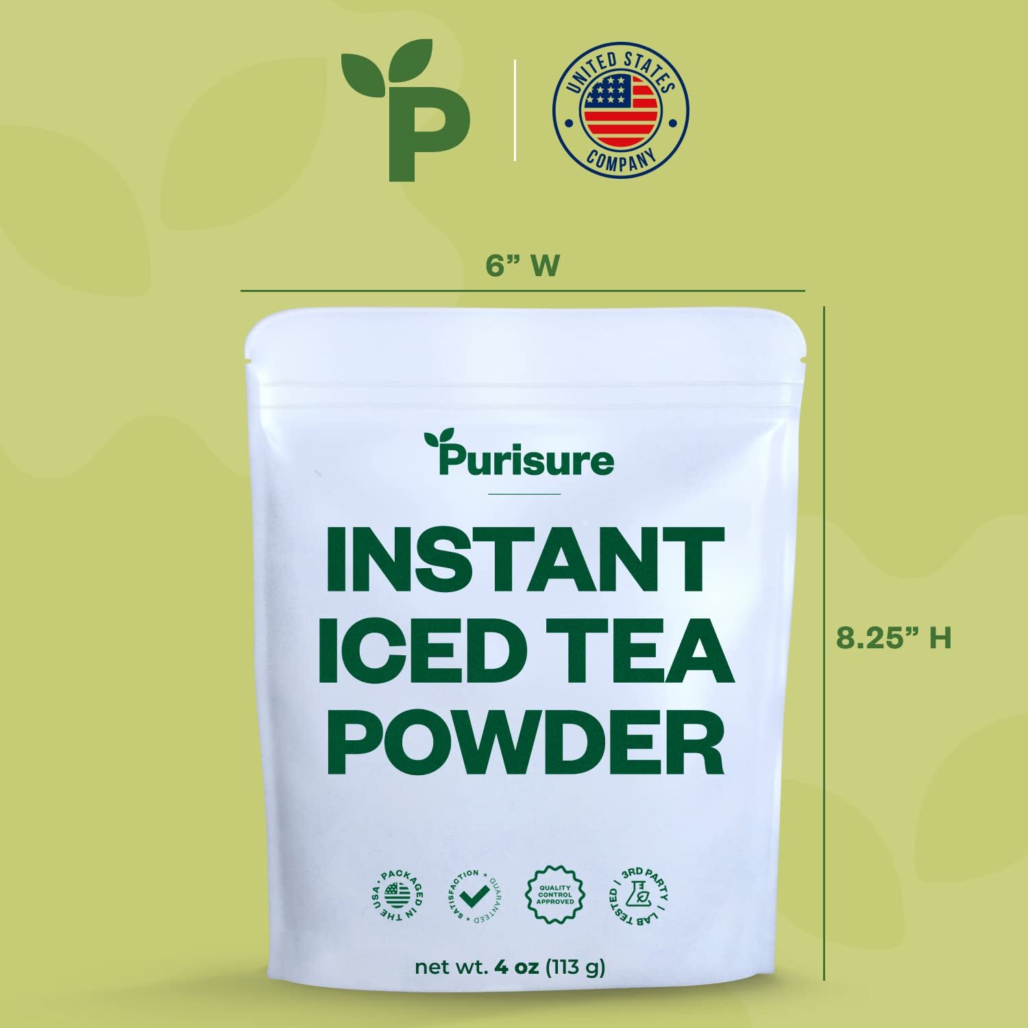 Unsweetened Iced Tea Powder Instant Black Tea Powder Real Black Tea Leaves