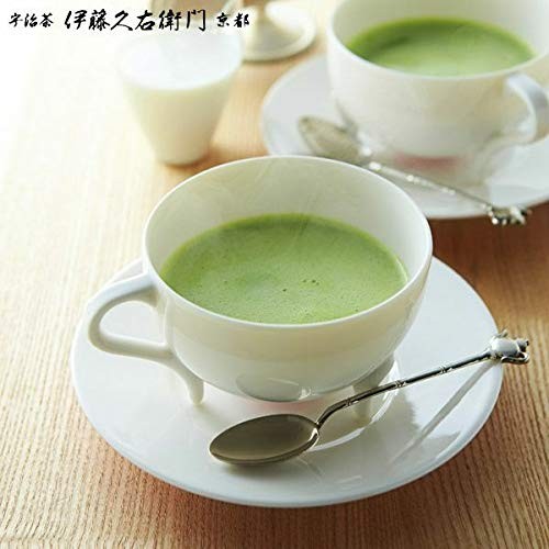 Japanese Green Tea Cappuccino Foam Powder 12g x 18 sticks / Ito Kyuemon