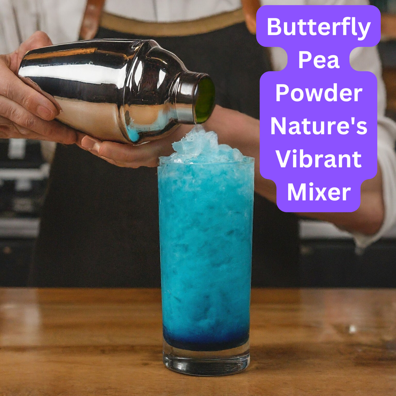 Butterfly Pea Flower Powder 1.76oz (50g) Herbal Tea Vibrant Color Drinks & Food