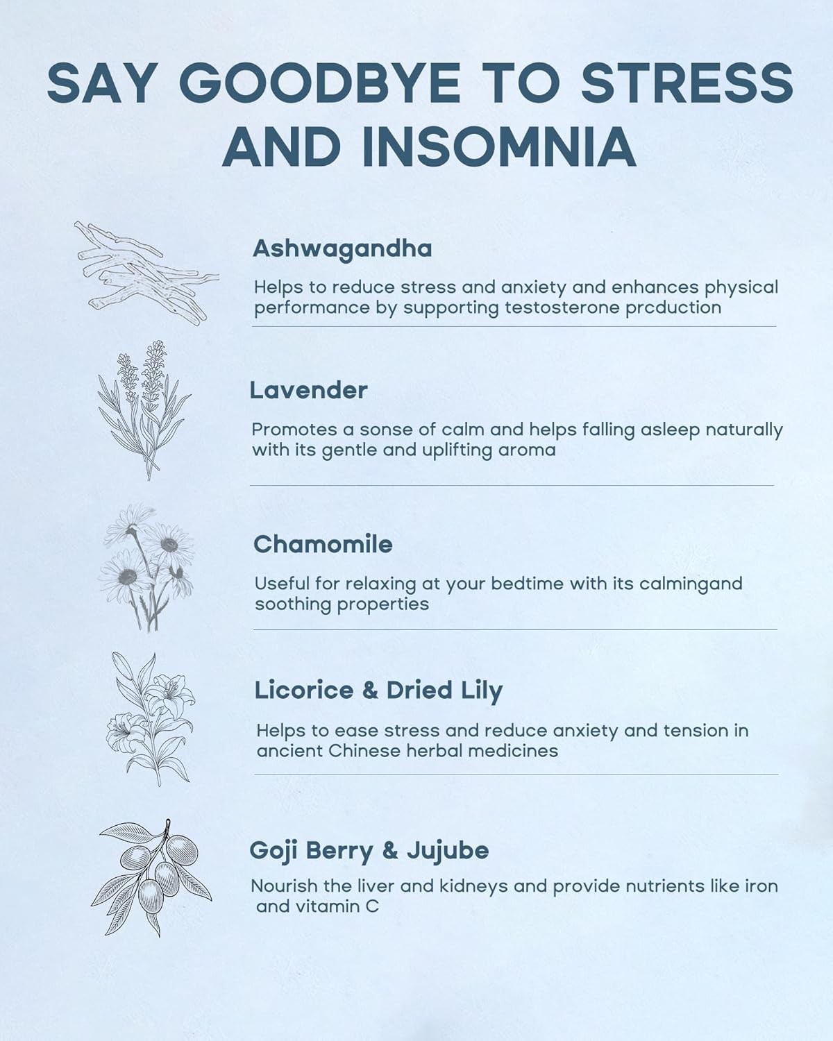 15 Night Calming Time Tea Bags, Sleep Tea for Bedtime Extra Strength with Organi