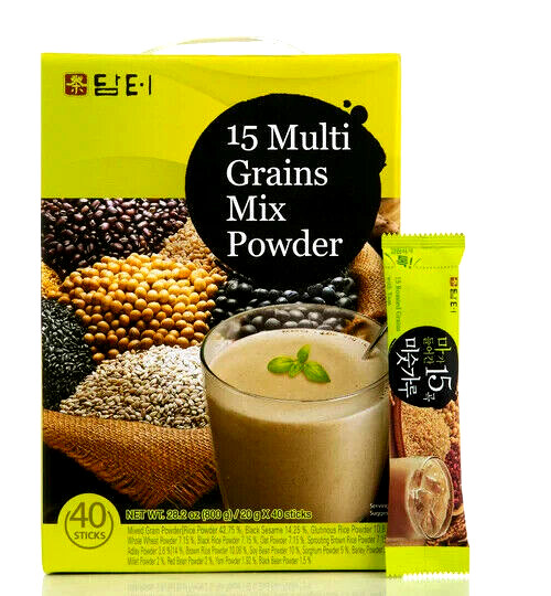 Damtuh 15 Multi Grain Mix Powdered Tea 40 Sticks x 20g ( Pack of 8 )~6/20/2026
