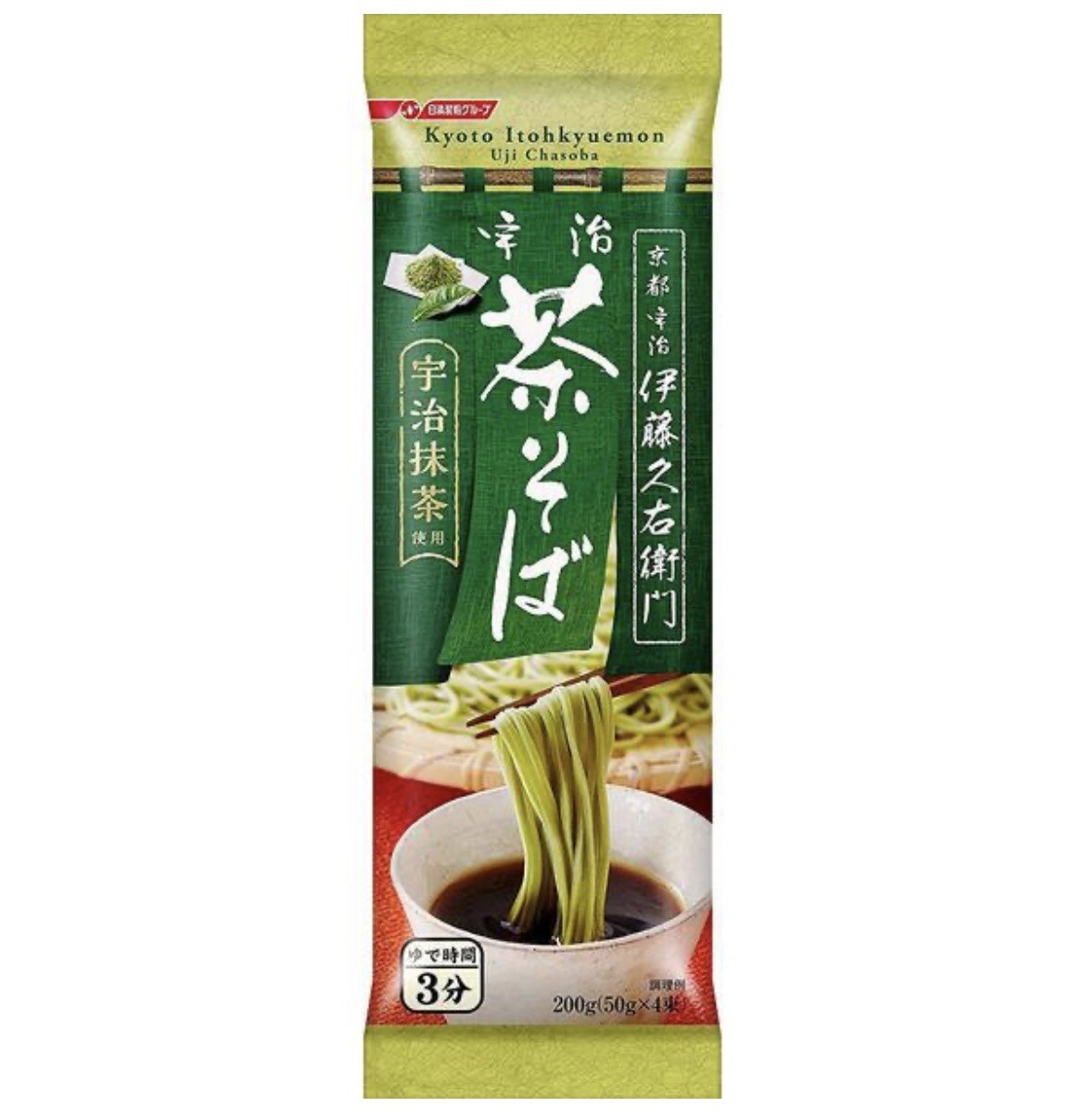 Ito Kyuemon Uji Tea Soba (200g) x 1 piece