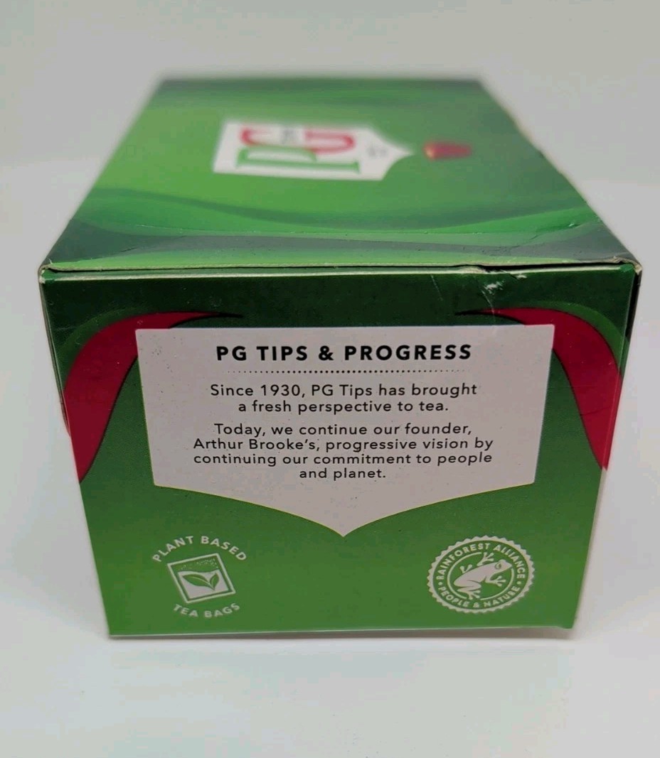 Experience PG Tips Black Tea, 40 Count Non-Pyramid Bags for Tea Lovers