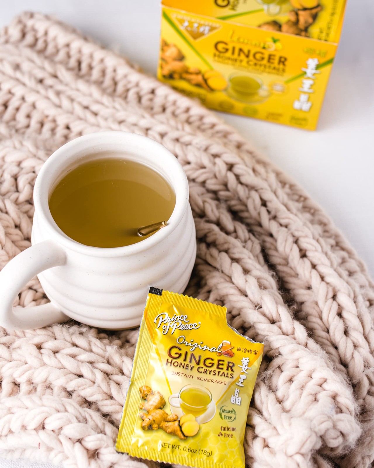 Prince of Peace Instant Lemon Ginger Honey 1 Count (Pack 1),