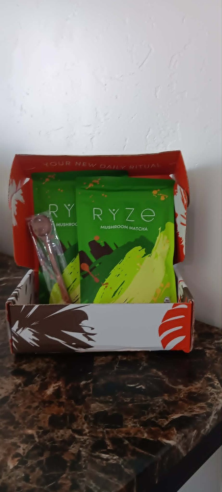 RYZE MUSHROOM MATCHA – USDA ORGANIC – 60 SERVINGS – DUO PKG – EXP 04/29/28 – NEW