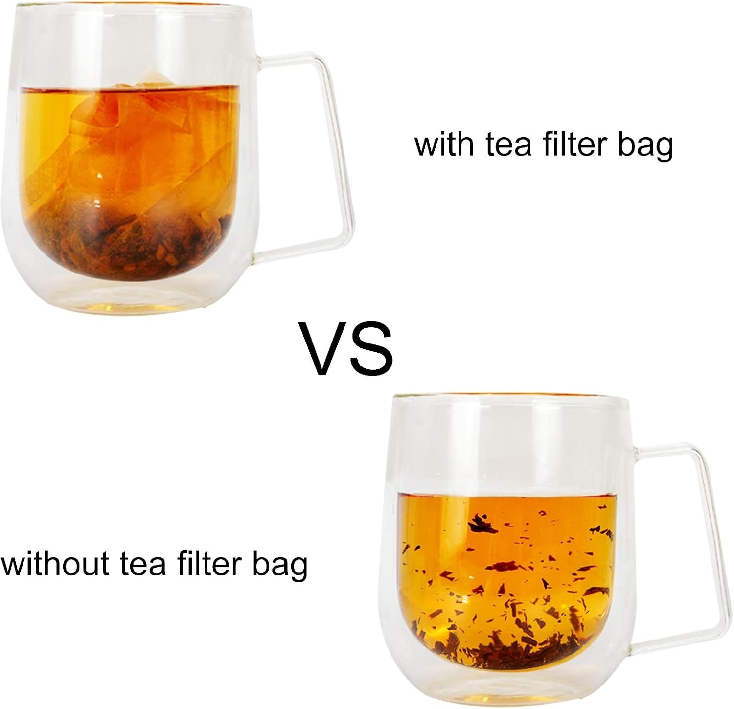 Organic Disposable Tea Bags – 100 Count Unbleached Filter Bags for Loose Leaf