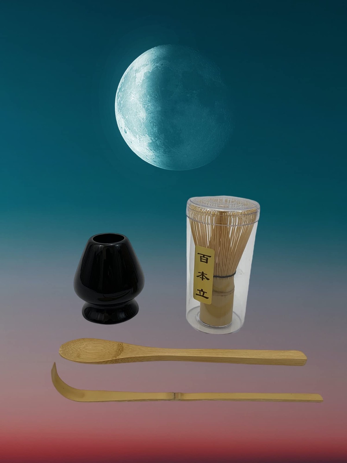 JapanBargain 4727 Matcha Whisk Set Japanese Chasen Bamboo Whisk Tea Spoon and…