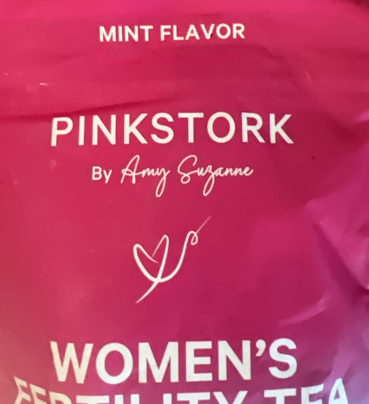 Pink Stork Organic Fertility Tea With Chaste Tree Berry + Red Raspberry Leaf
