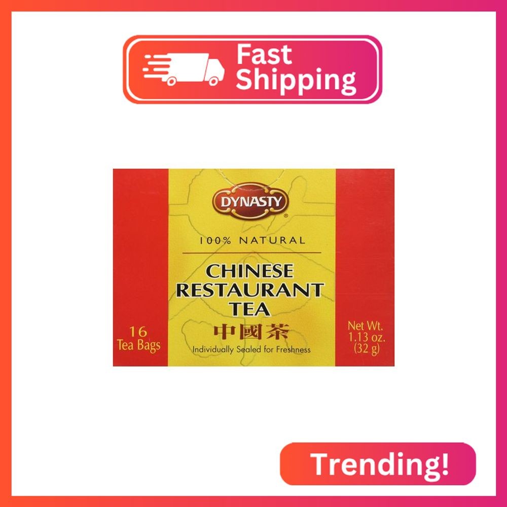 Dynasty 100% Natural Chinese Restaurant Tea Net Weight 1.13 oz. (32g) pack of 16
