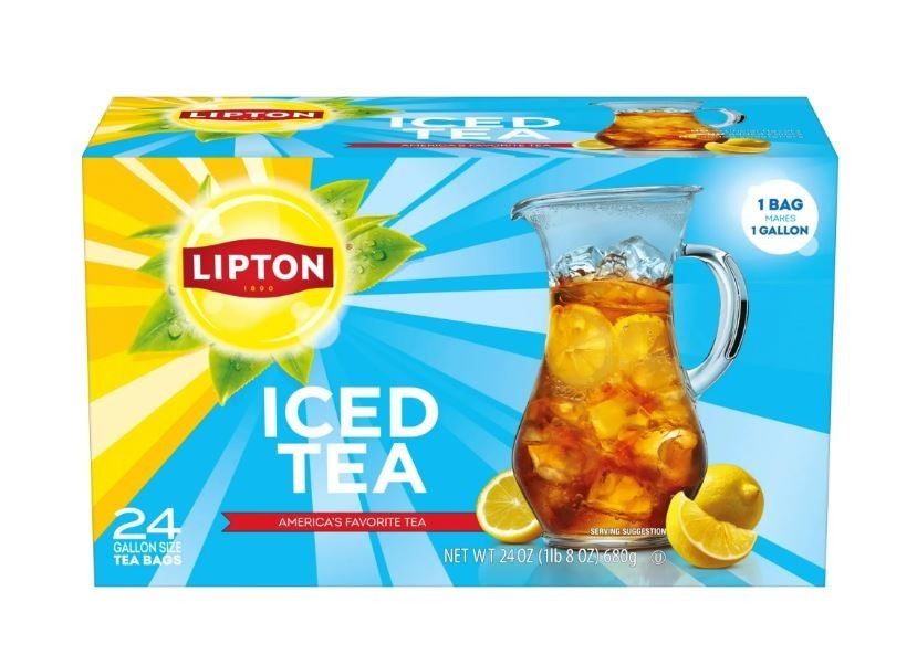 Lipton Iced Black Tea, Gallon Size Tea Bags, 24 Count