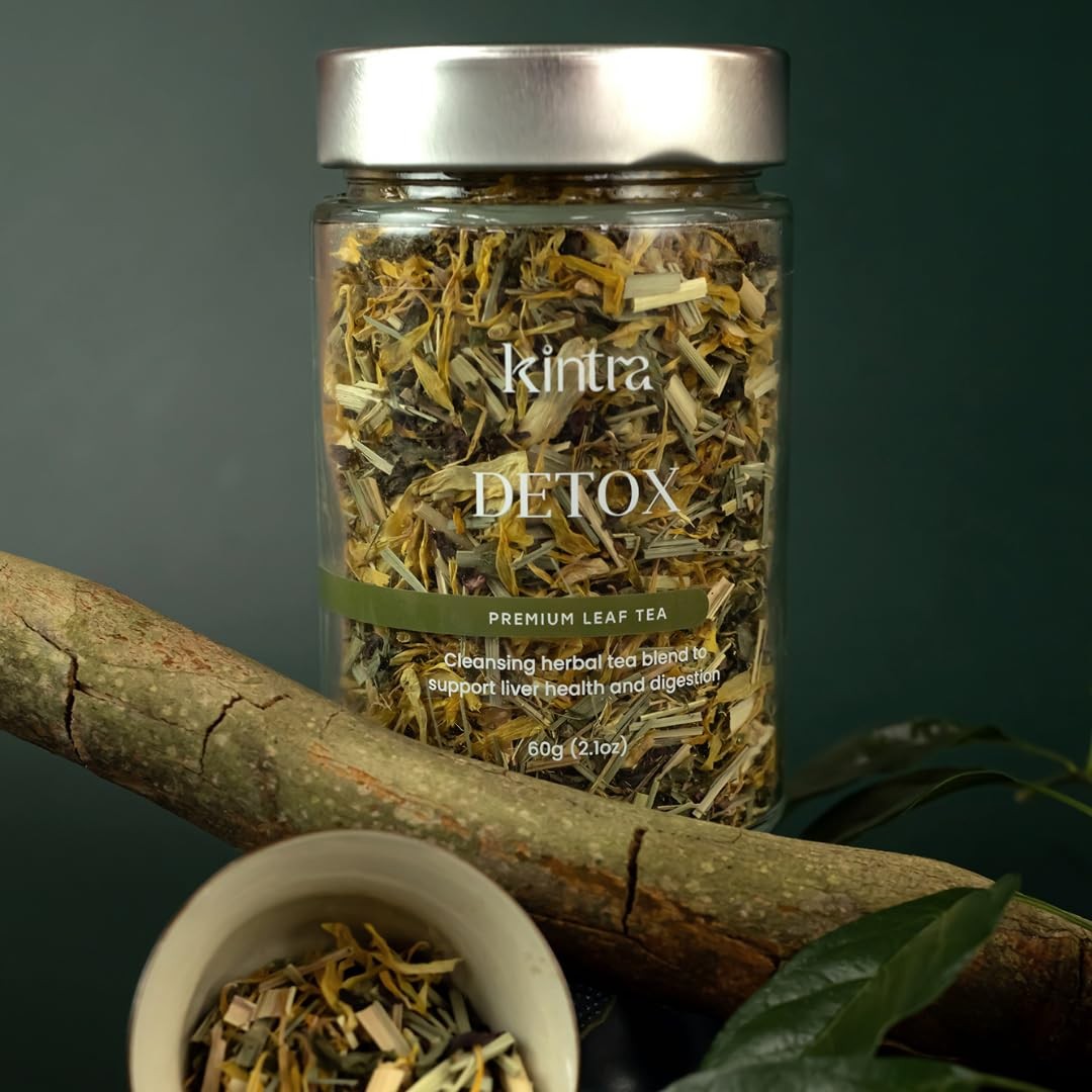 Kintra Food Detox Loose Leaf Herbal Tea Jar, 60g