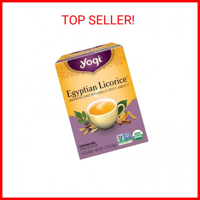 Yogi Tea, Egyptian Licorice, 16 Count, Packaging May Vary