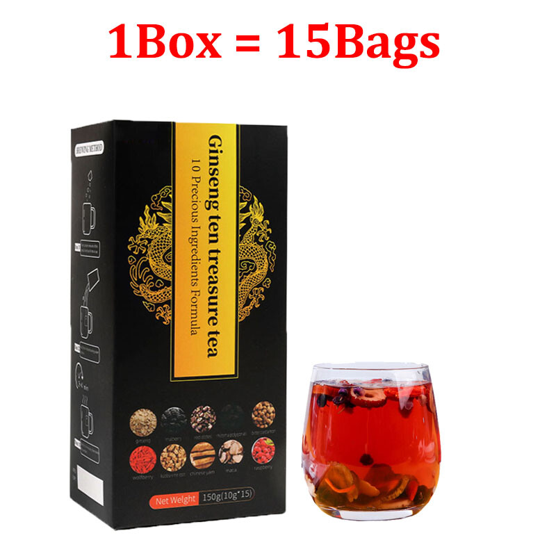30pcs Ginseng six treasure tea , Kidney tea ,liver tea , red date kidney health