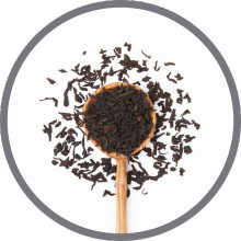Black Tea Trio | Stacking Tins Variety Pack with Hand Carved Tea Spoon | Loose