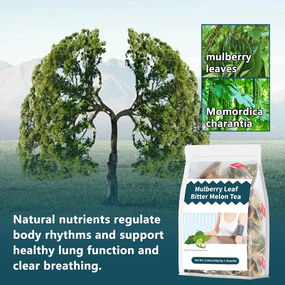 Mulberry Leaf Bitter Melon Tea Help Maintain Healthy Blood Sugar Levels 30 Packs