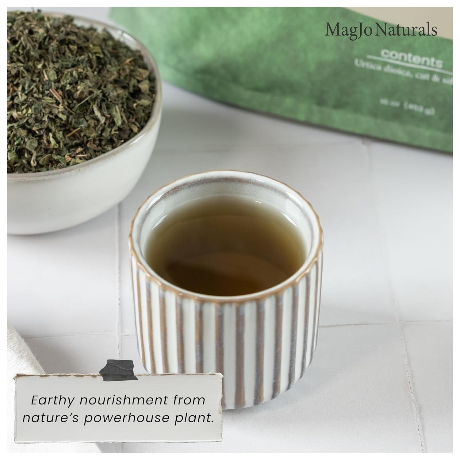 Naturals Nettle Leaf Tea, 1lb 16Oz Cut and Sifted: Bulk European Stinging Net…