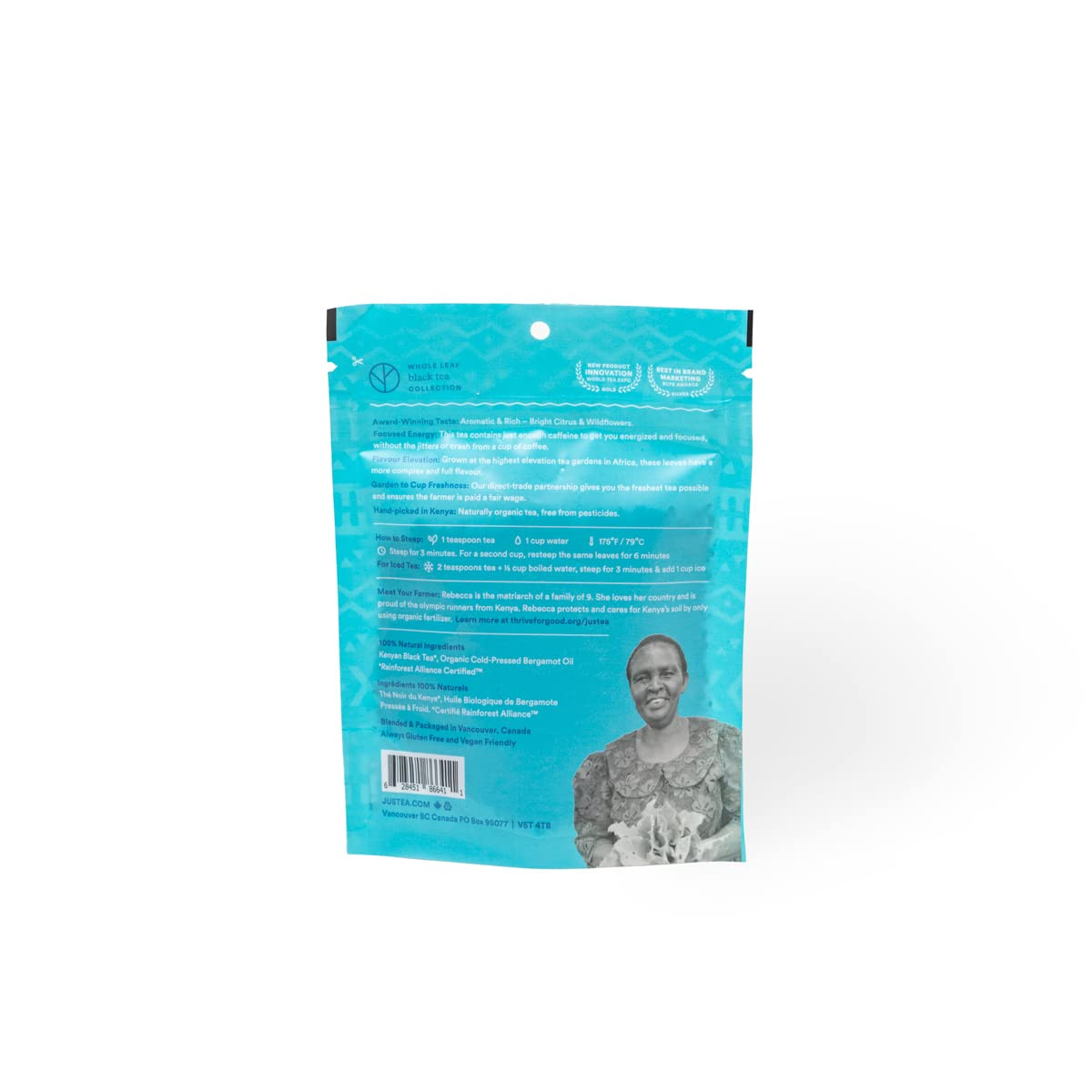 KENYAN EARL GREY | Loose Leaf Black Tea | Recyclable Refill Pouch | 40+ Cups (3.