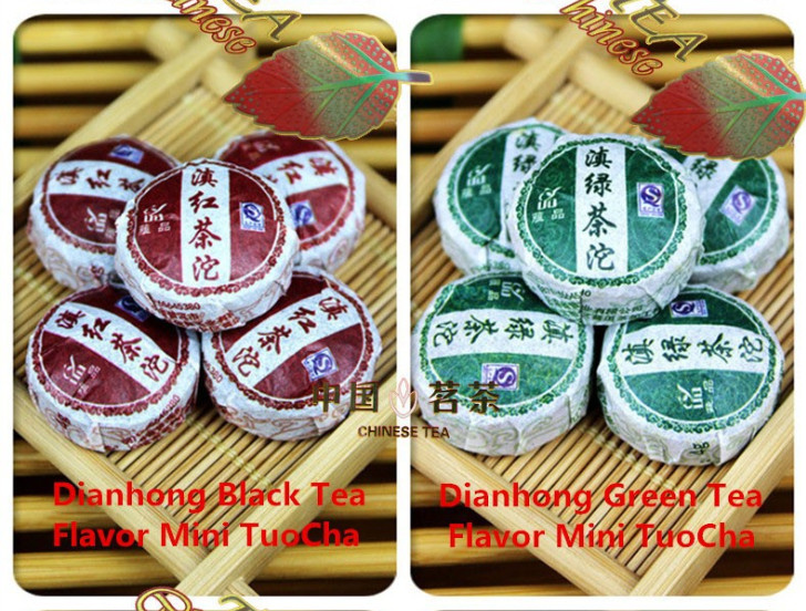 Pu Erh Tuo Tea 10 Flavor Assortment Raw and Ripe Mini Tea Balls Premium