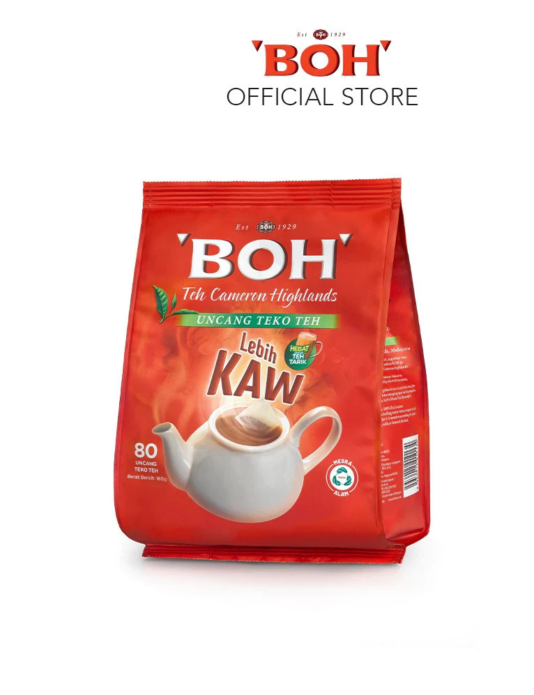 Boh Tea 2g x 120 Potbags | Authentic Cameron Highlands mALAYSIA Black Tea