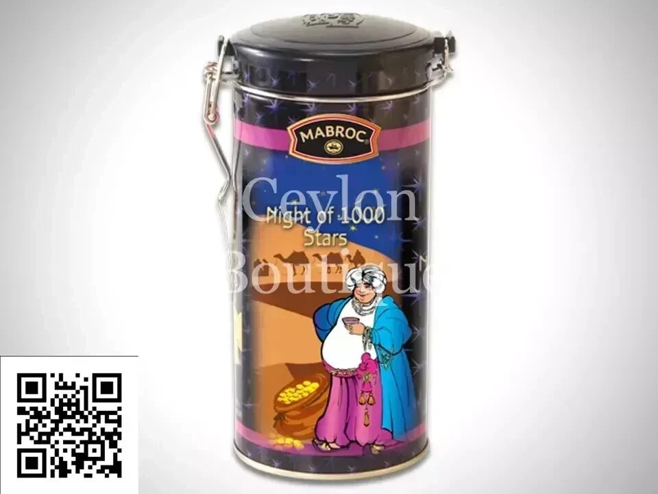 Mabroc Ceylon tea – Nights of 1000 stars 150g loose tea in metal canister