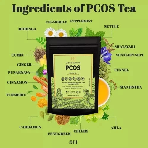 HEALTHY & HYGIENE PCOS Herbal Tea 100g Free Shipping World Wide