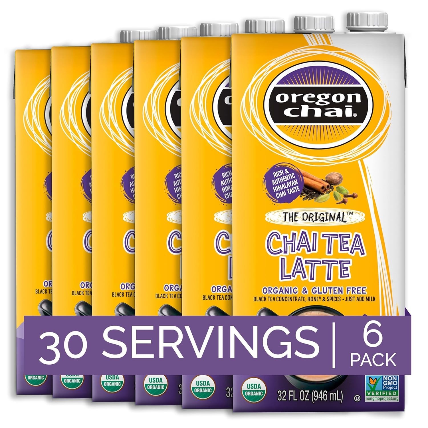 Mildly Sweet Chai Concentrate Made with Honey 192 Fluid Ounces