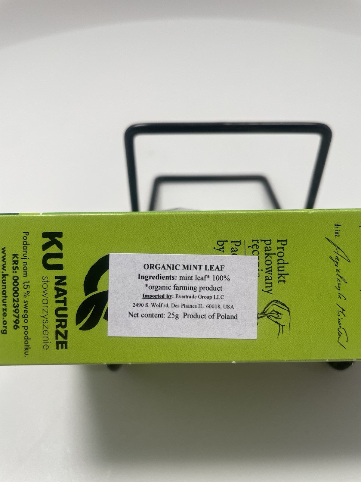 ORGANIC MINT LEAF TEA 25 g – DARY NATURY – Ships From USA