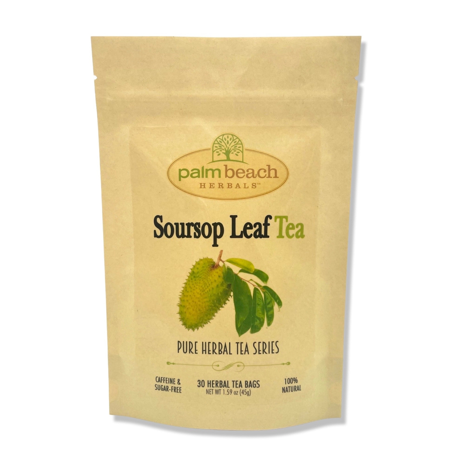 Soursop Leaf Tea by Palm Beach Herbals | 30ct, Caffeine-Free