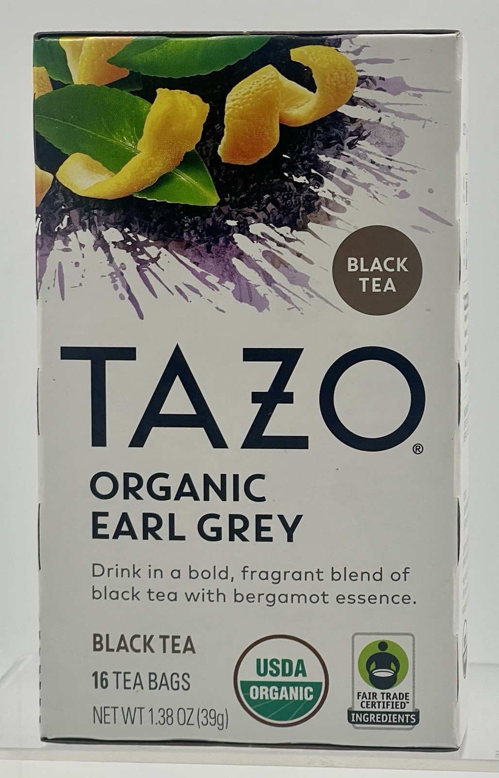 Lot of 3 Tazo Organic Earl Grey Tea 16 Each Total 48 Black Tea Bags EXP 05/2027