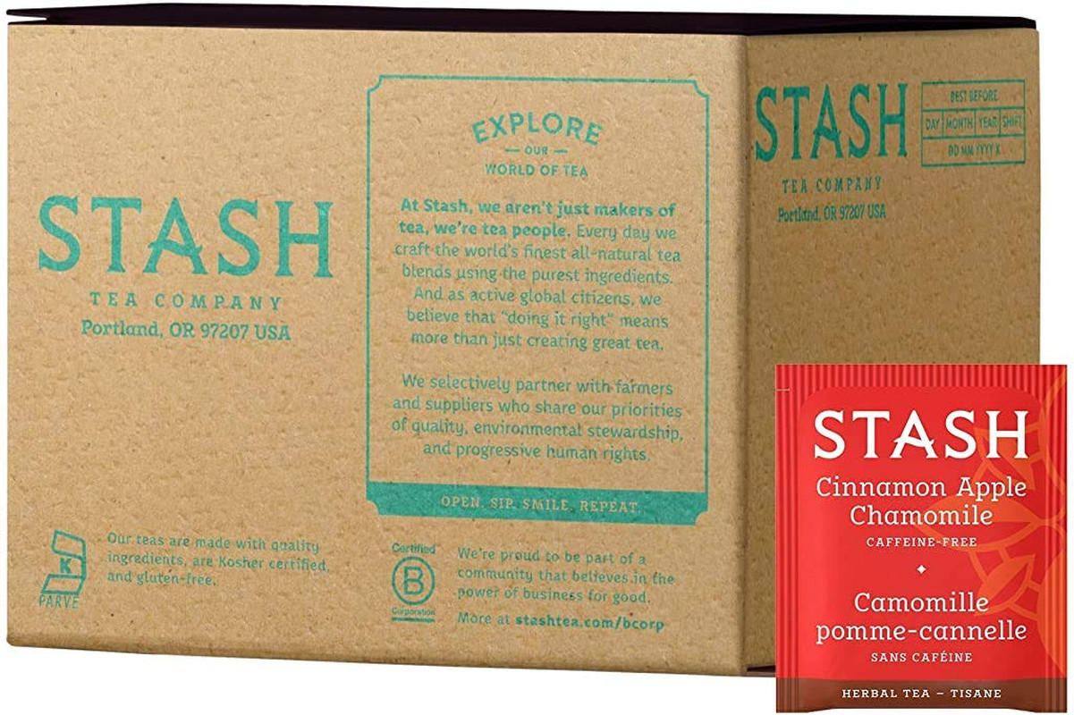 Tea Pomegranate Raspberry Green Tea, Box of 100 Tea Bags