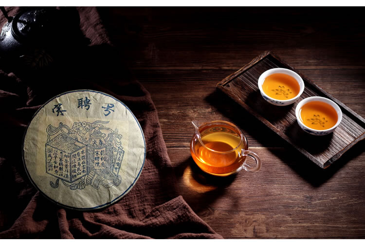 2004 Song Pin Hao Spring Yiwu Mountain Ancient Tree Aged Puer Pu Er Tea 357g Raw