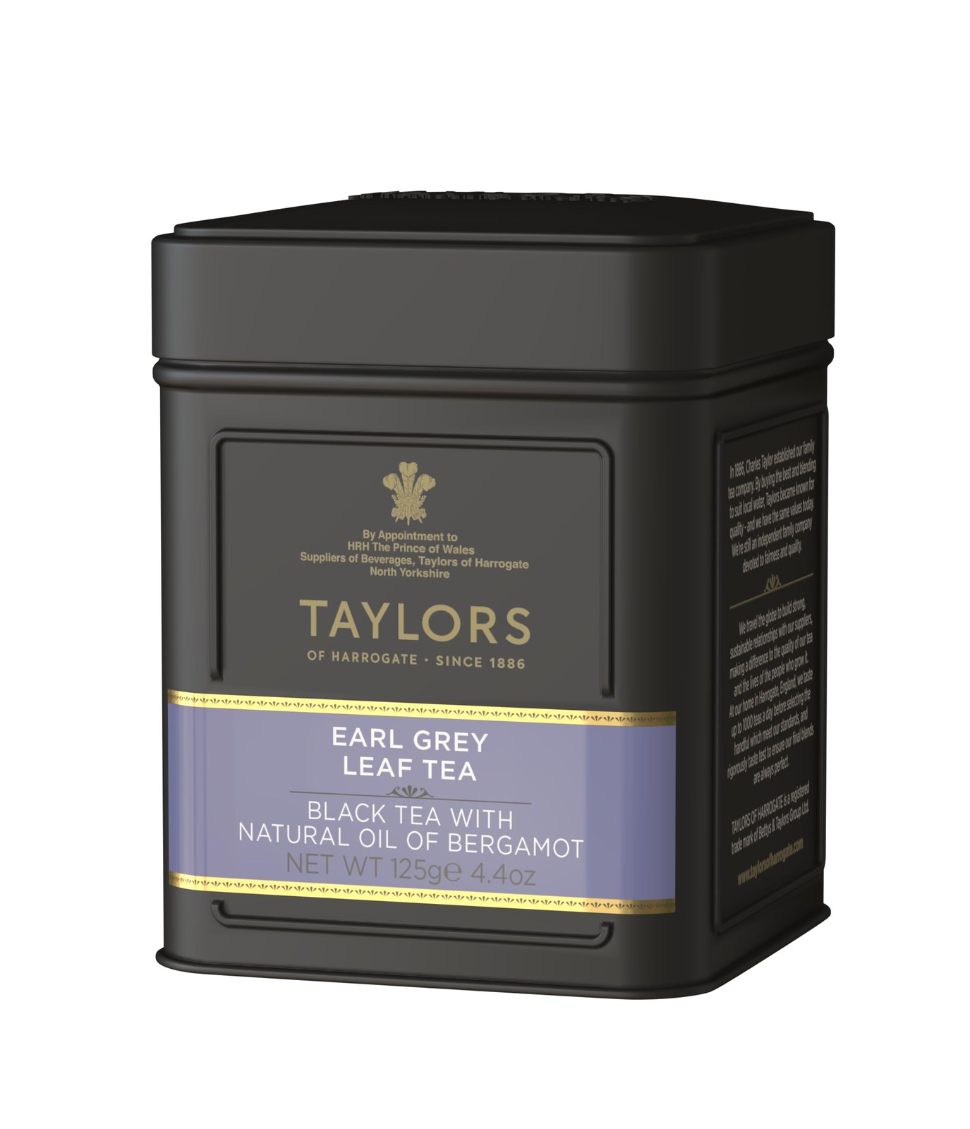 Earl Grey, Loose Leaf, 4.41 Ounce Tin Caddy Pack of 1, Fragrant, Delicate & L…