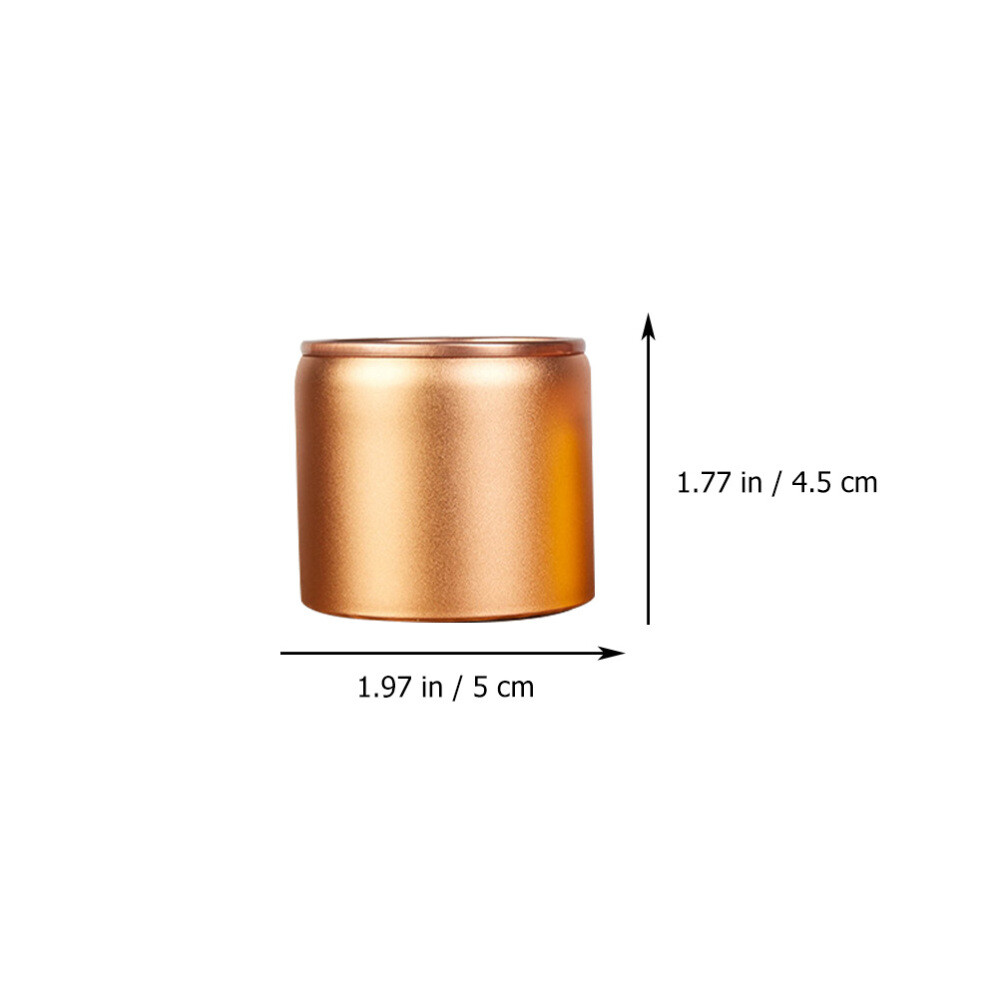 10Pcs Scented Tea Packaging Box Sealed Aluminum Can Candy Storage Jar Canister